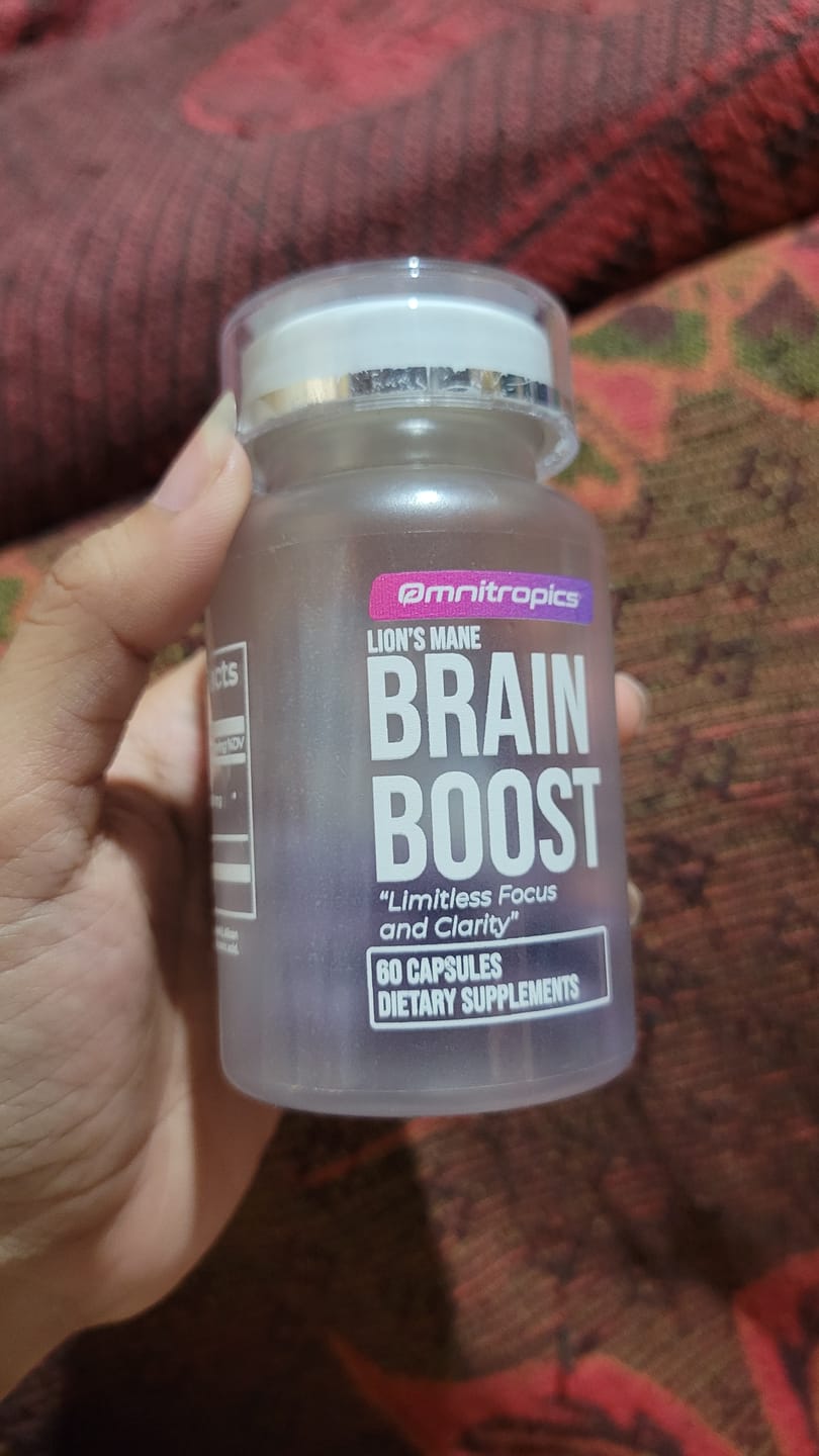 Customer photo review of Omnitropics™ Brain Boost Premium Lion's Mane (25% OFF)