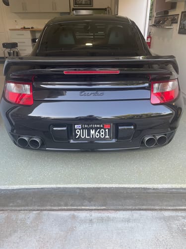 Customer photo review of 1963-1968 CALIFORNIA LICENSE PLATE - BLACK WITH WHITE TEXT 6"x12" (156.5mm x 305mm)