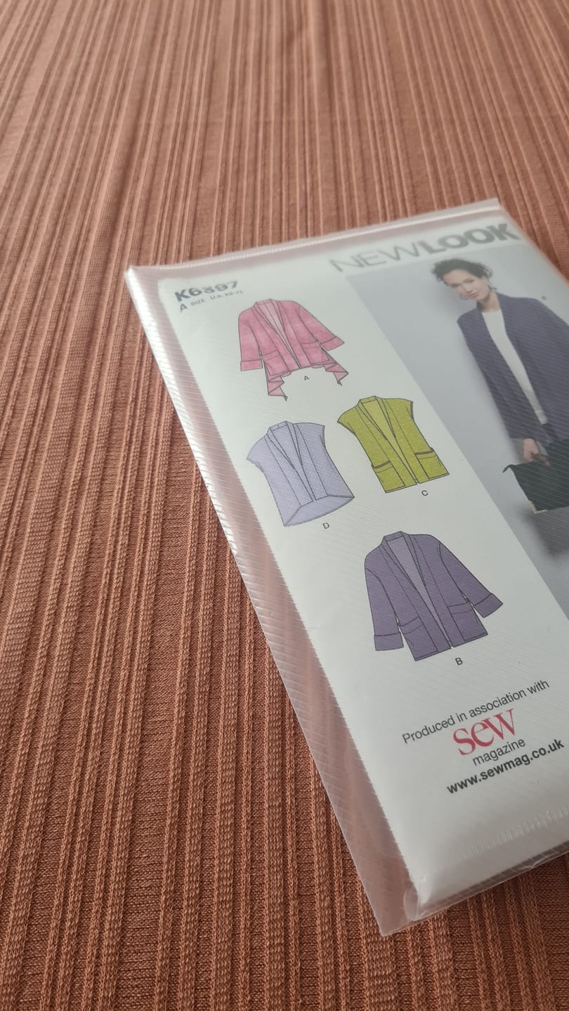 Customer photo review of Linear Flow Jersey Fabric