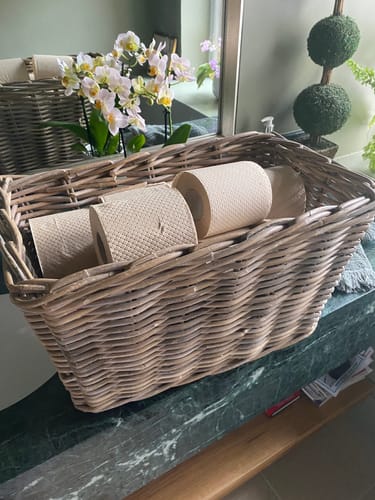 Customer photo review of Unbleached Bamboo Toilet Paper