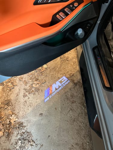 Customer photo review of BMW G SERIES DOOR LIGHTS