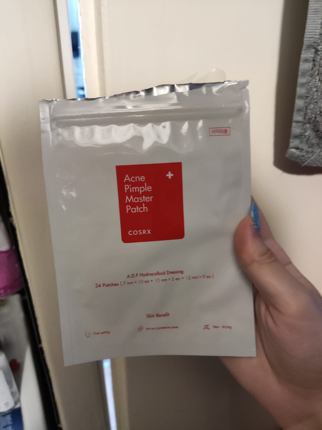 Customer photo review of Patči pret pinnēm Cosrx Acne Pimple Master Patch