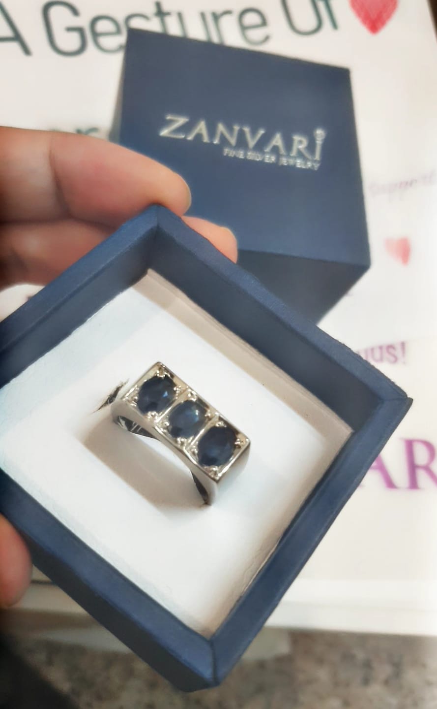 Customer photo review of THREE FOLD SAPPHIRE