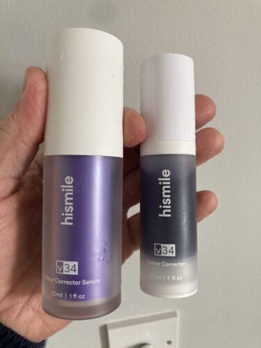 Customer photo review of V34 Teeth Whitening Serum - (IMPORTED)