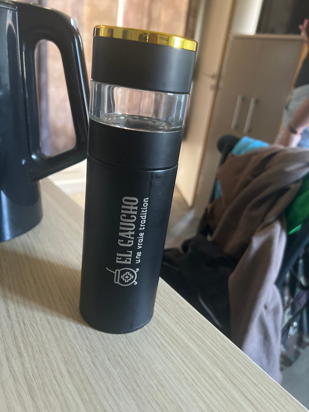 Customer photo review of Bouteille Infuseur "Gaucho Express"