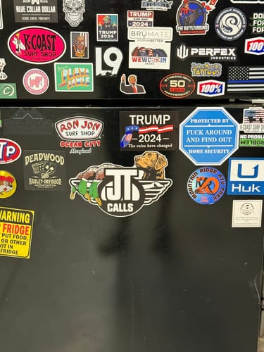 Customer photo review of Duck / Dog - Big Decal