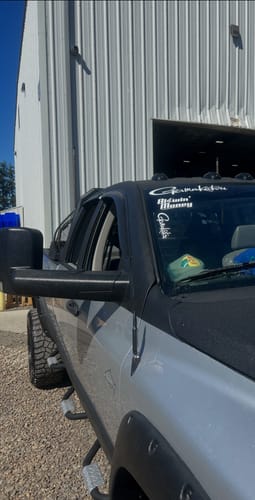 Customer photo review of BLOWIN' MONEY DECAL