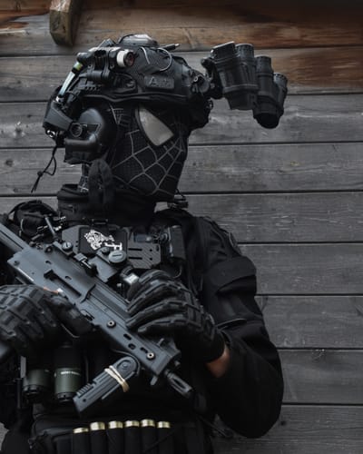 Customer photo review of [NEW] Spidey Gear™ Amazing Spidey Mask