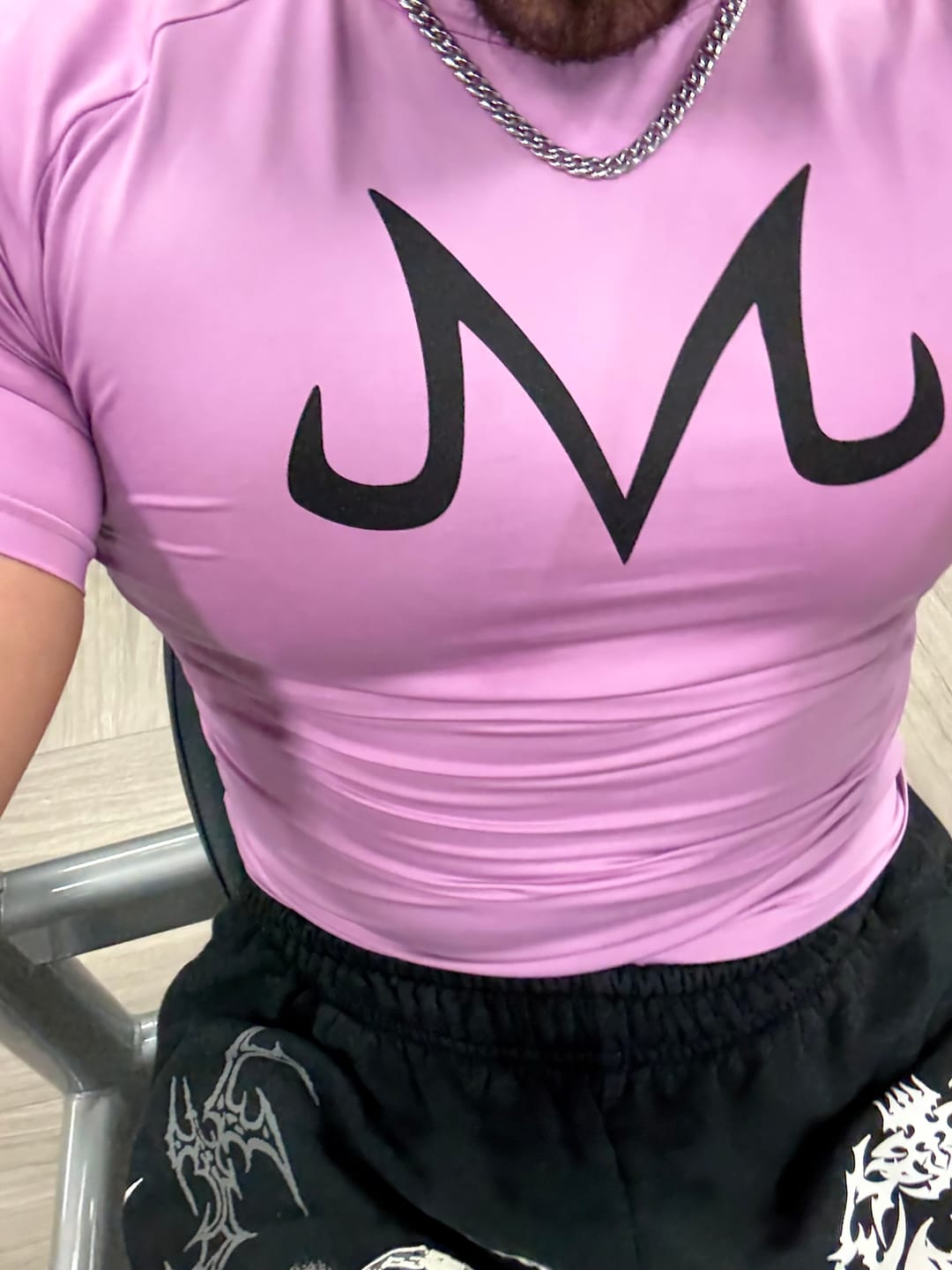 Customer photo review of Demon Short Sleeve Compression Tee