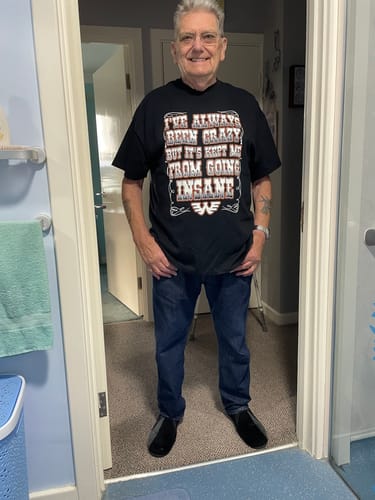 Customer photo review of Always Been Crazy Waylon Jennings Mens Tee Shirt