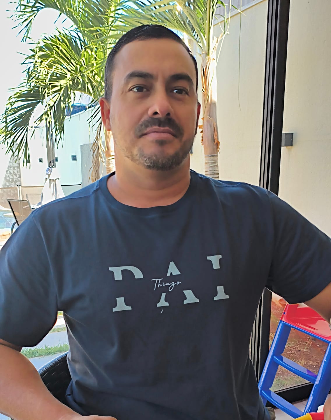 Customer photo review of Camiseta Personalizada MÃE / PAI E FILHOS - Algodão Peruano