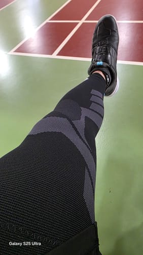 Customer photo review of Summer Compression Sleeves V2 for Knees and Legs