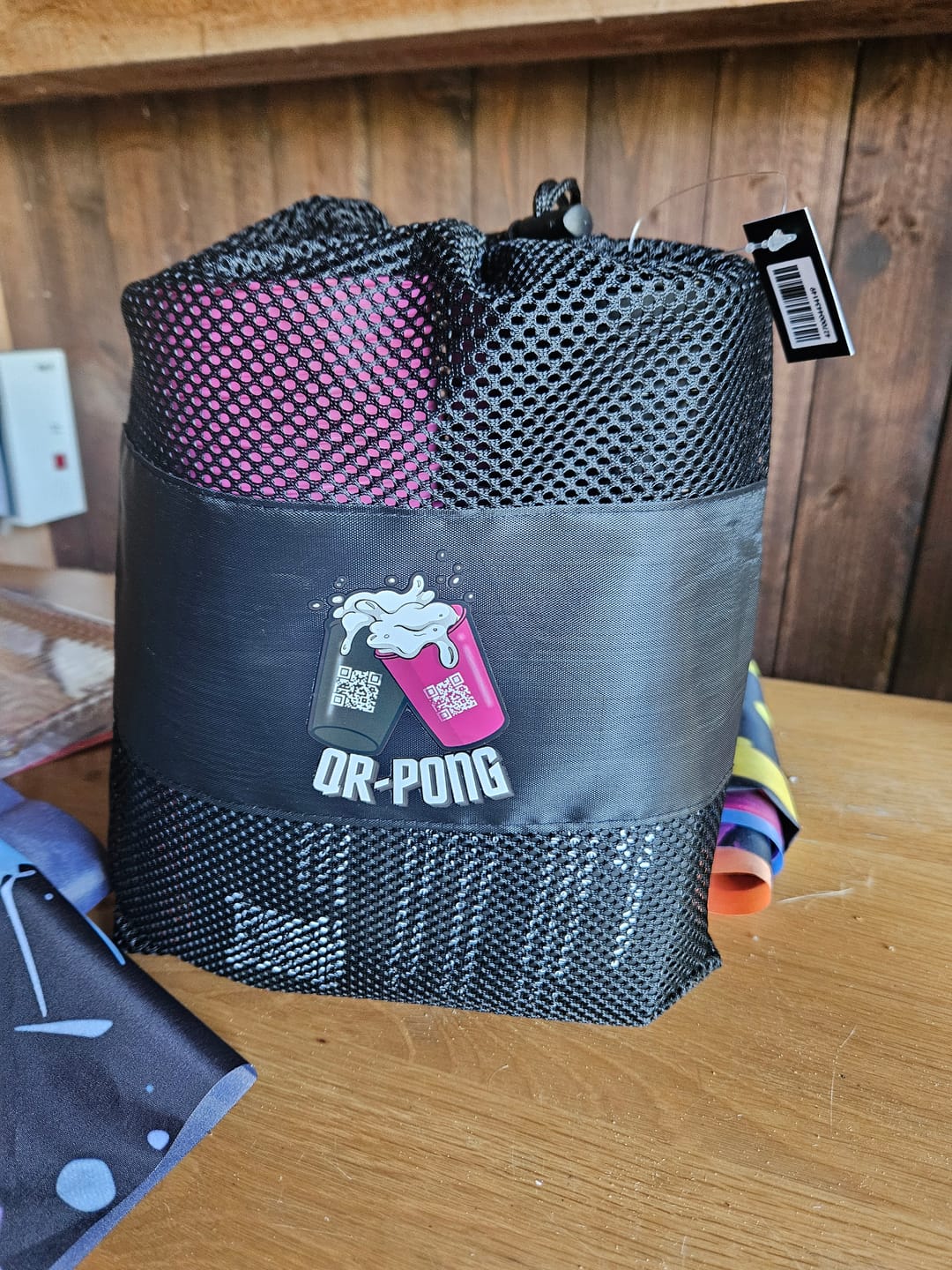 Customer photo review of QR-Pong Set