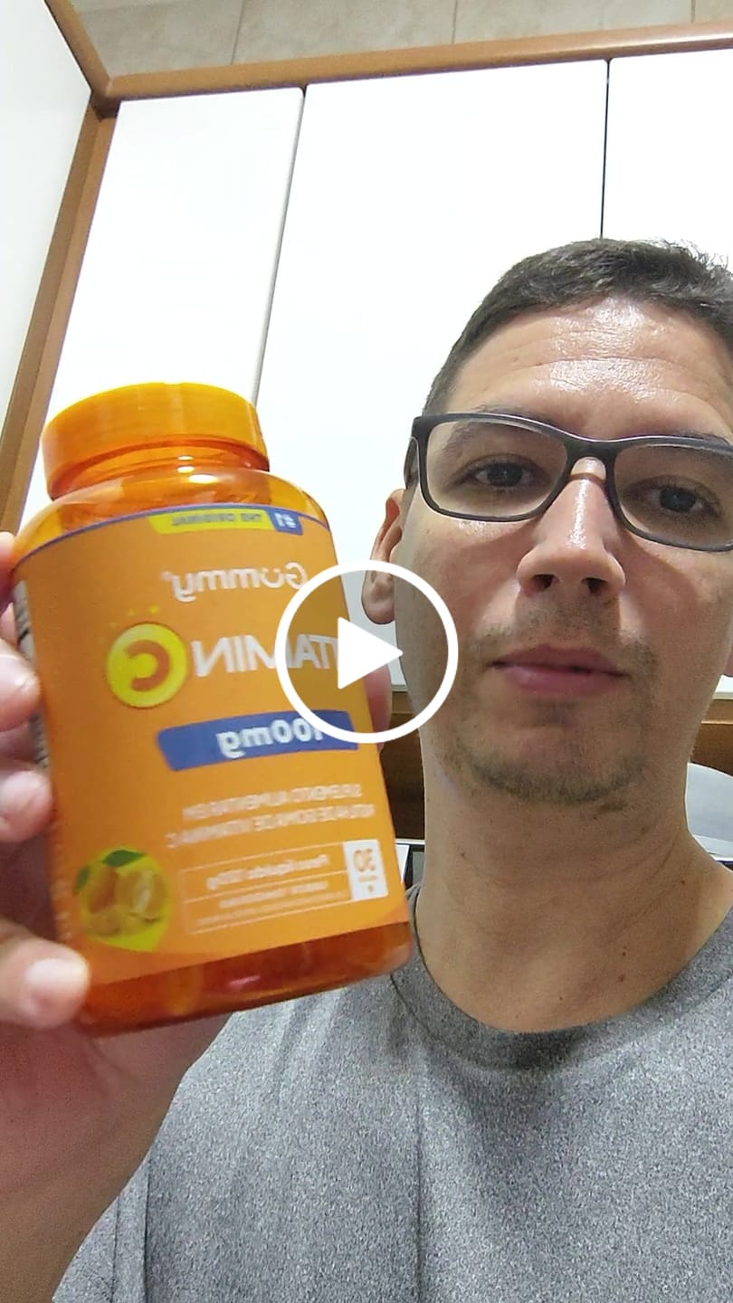 Customer video review of Gummy® Vitamina C Tangerina - 120 g