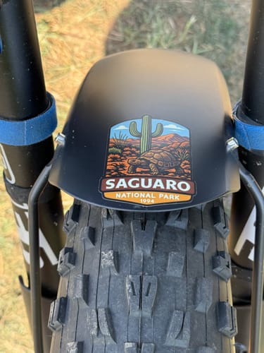 Customer photo review of Saguaro National Park Sticker