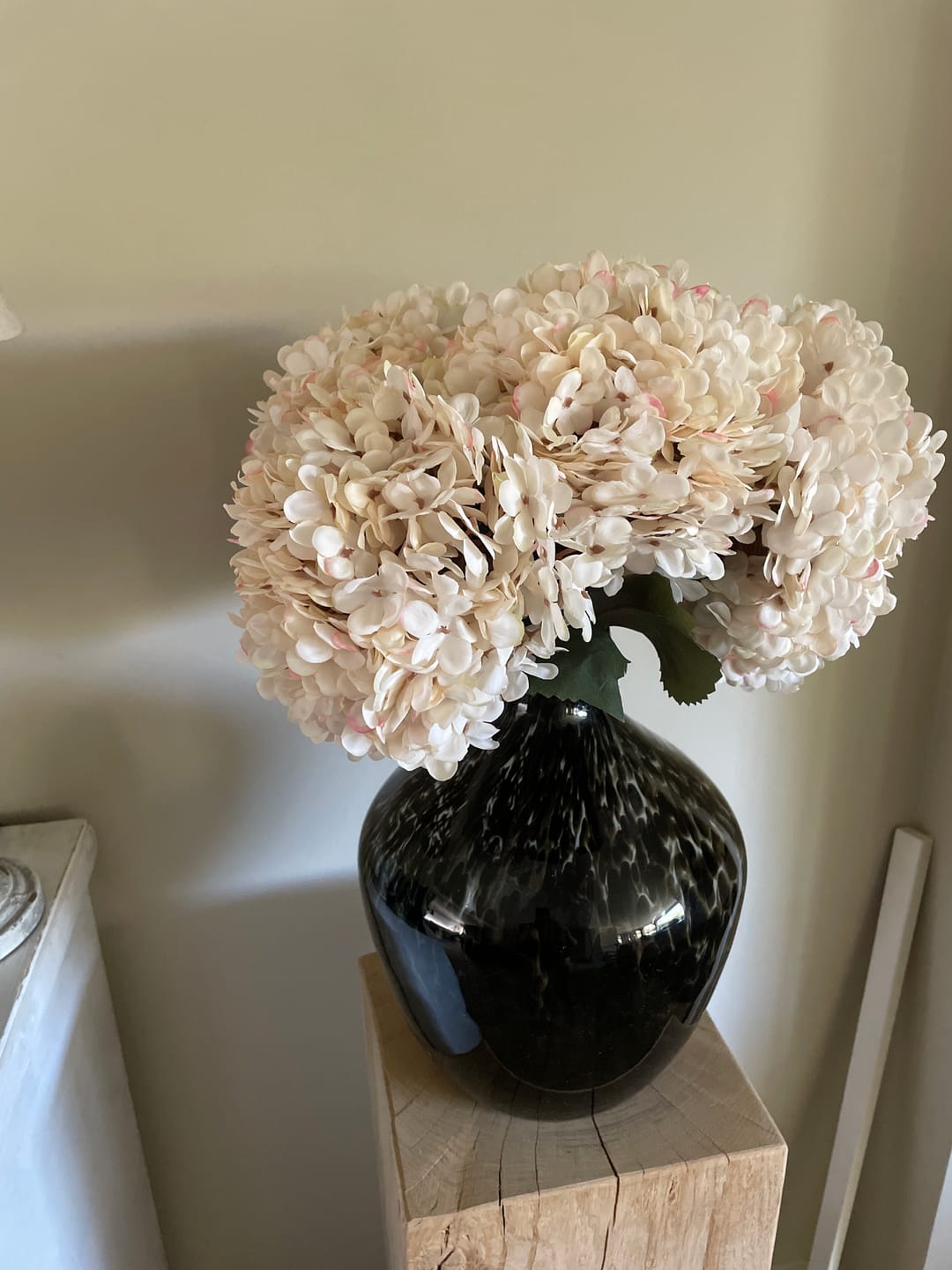 Customer photo review of Grote Zijden Hortensia - Crème
