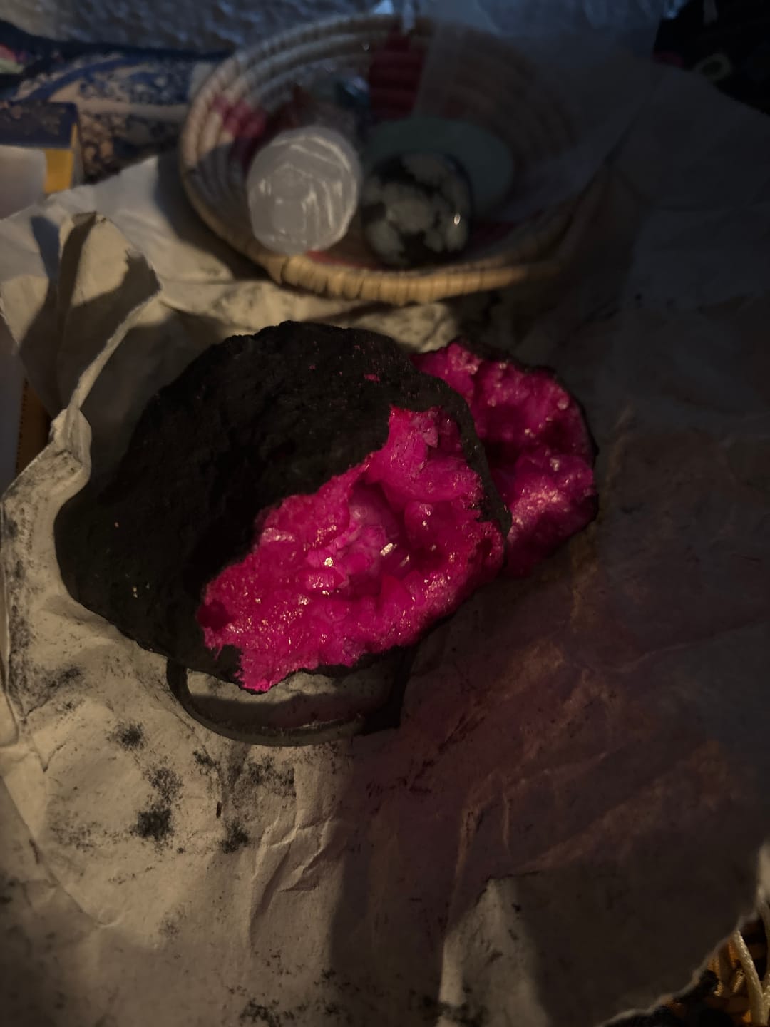 Customer photo review of Blush Harmony Pink Geode