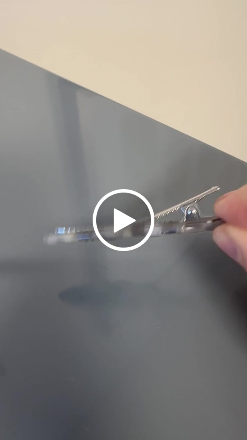 Customer video review of Sardine Alligator Hair Clip Set