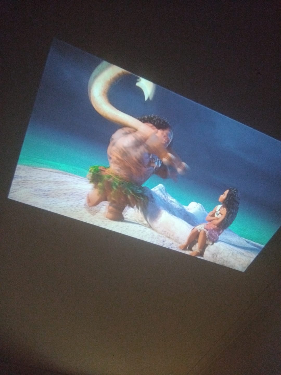 Customer photo review of MovieHub™ Ultra HD Projector + FREE Projector Screen