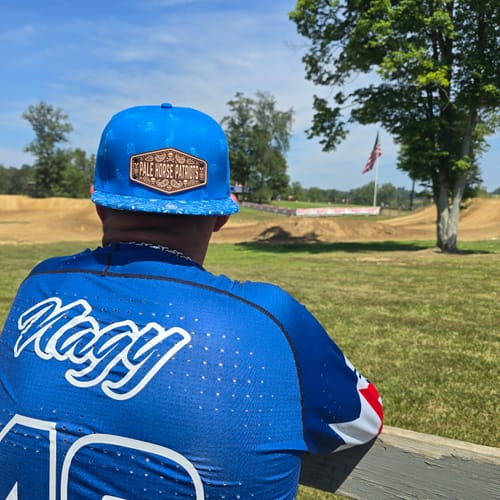 Customer photo review of Paisley Skull Hat Custom