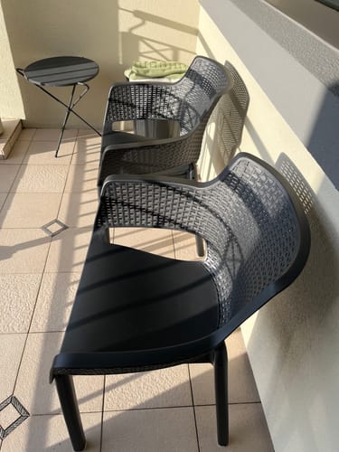 Customer photo review of Eva Chair Graphite - Single