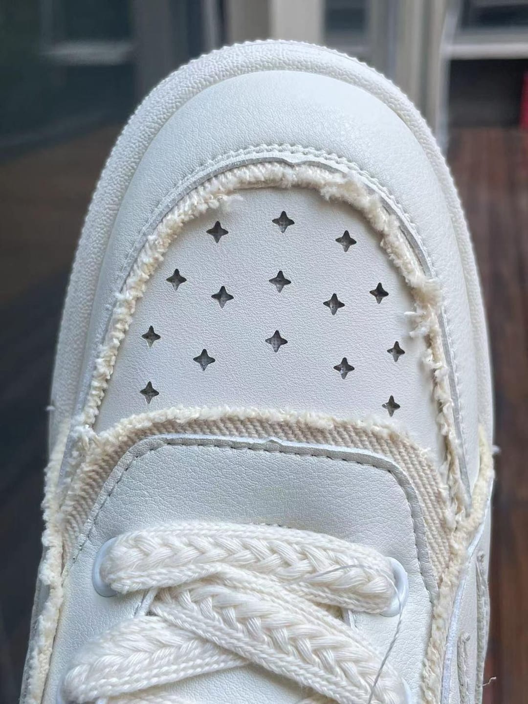 Customer photo review of Thesupermade Casual White Board Shoes - 1466