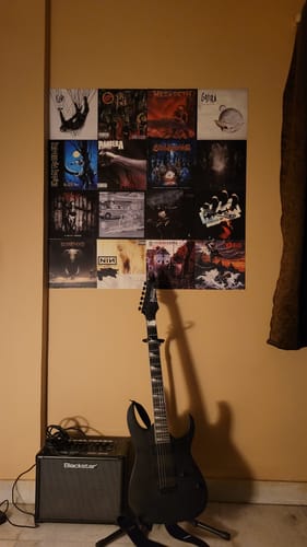 Customer photo review of PLAYLIST - ALBUM COVER PRINTS - CUSTOM WALL COLLAGE POSTERS