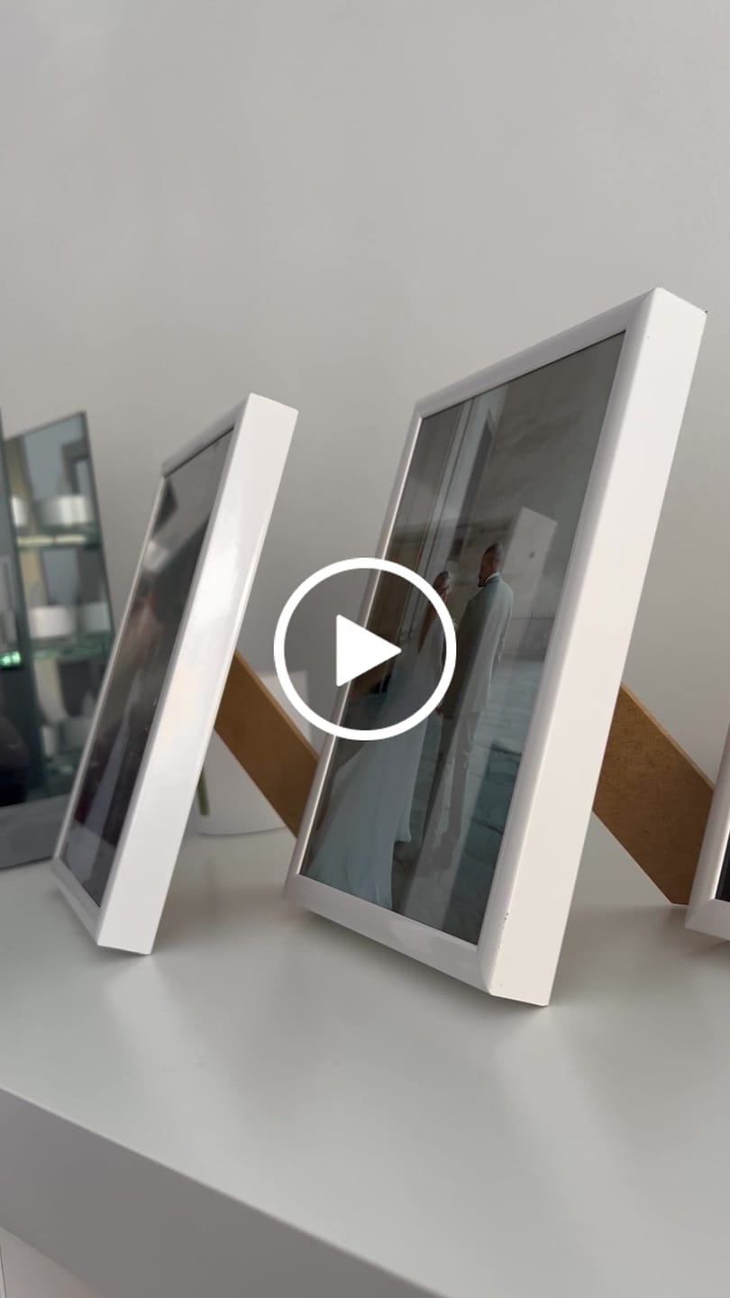 Customer video review of Artower® Bilderrahmen Silber Metall Dünner Rahmen