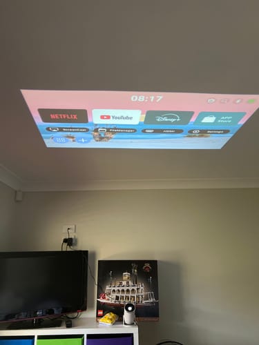 Customer photo review of MovieHub™ Ultra HD Projector