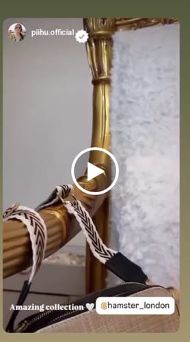 Customer video review of Hamster London Melissa Luna Cross Body Sling Bag Pink