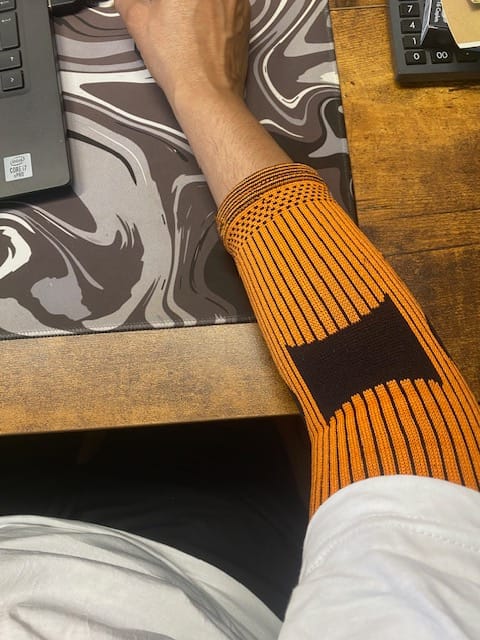 Customer photo review of Elbow Compression Support Sleeve For Tennis Elbow Recovery