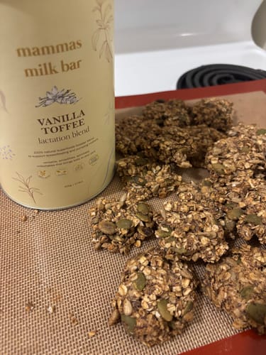 Customer photo review of Vanilla Toffee Lactation Blend