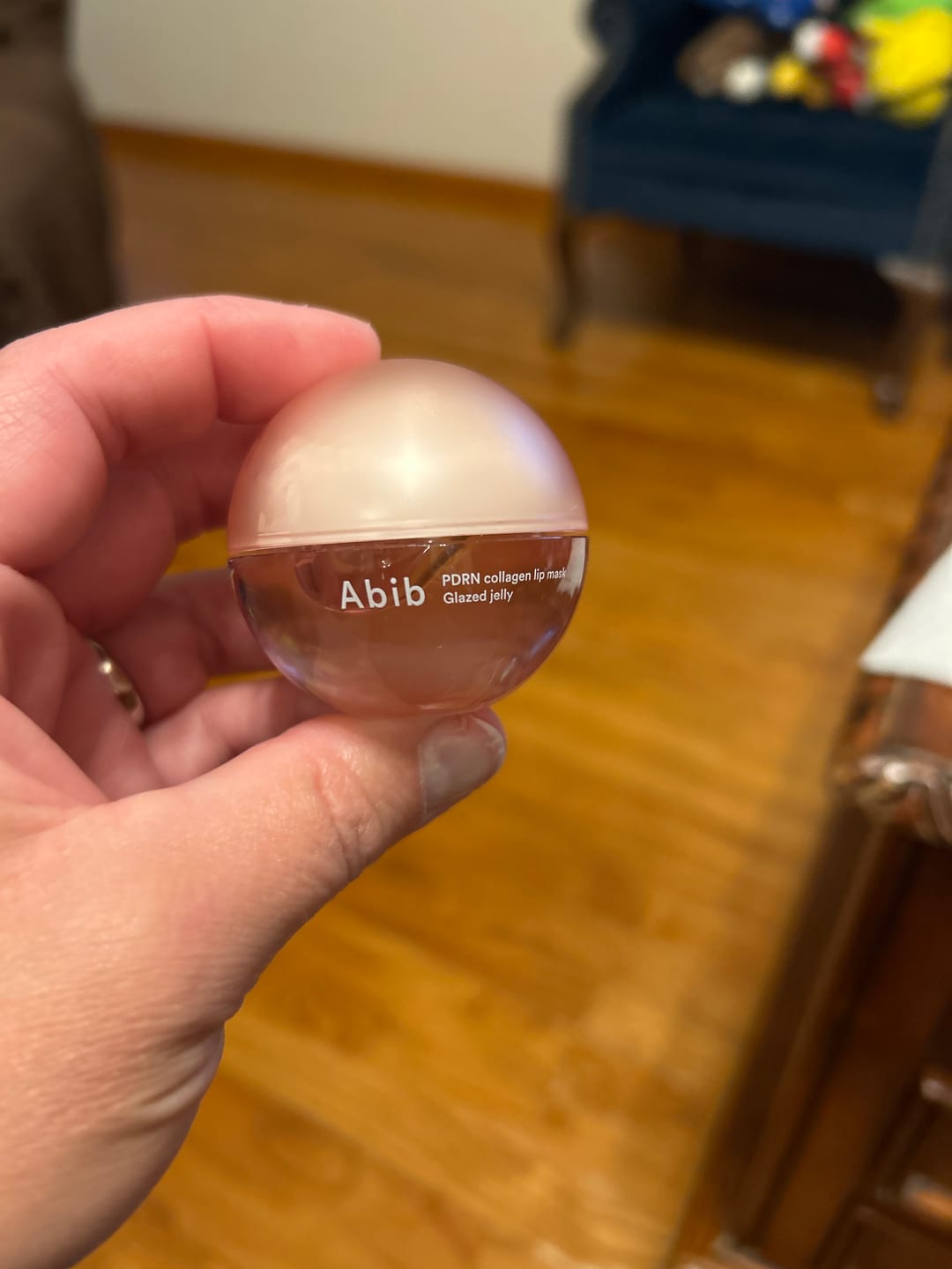 Customer photo review of PDRN Collagen Lip Mask Glazed Jelly