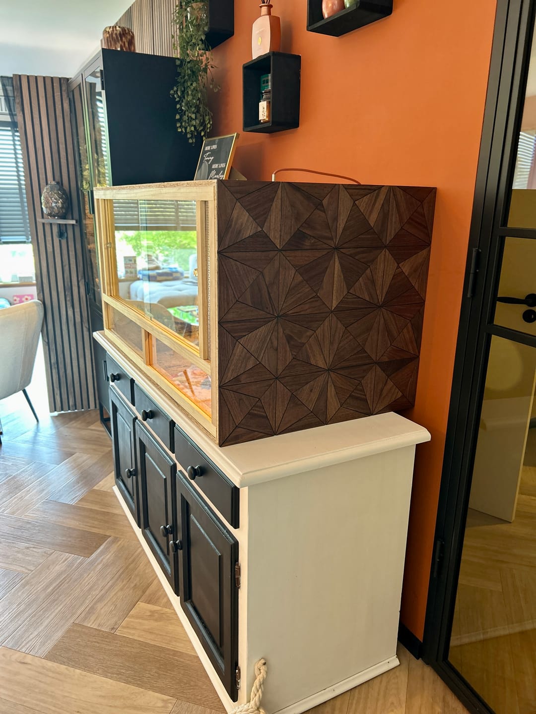 Customer photo review of Decopanel Nolan - Brown - 60cmx60cm