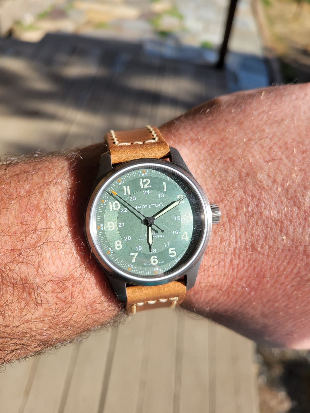 Customer photo review of Horween Natural Dublin | Natural Thread