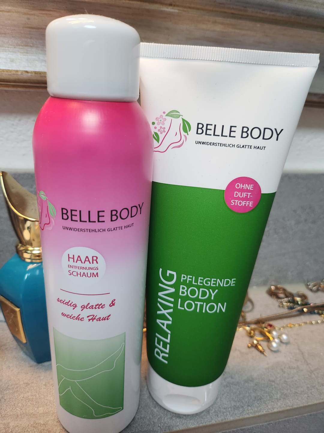 Customer photo review of Haarentfernungsschaum + Body Lotion