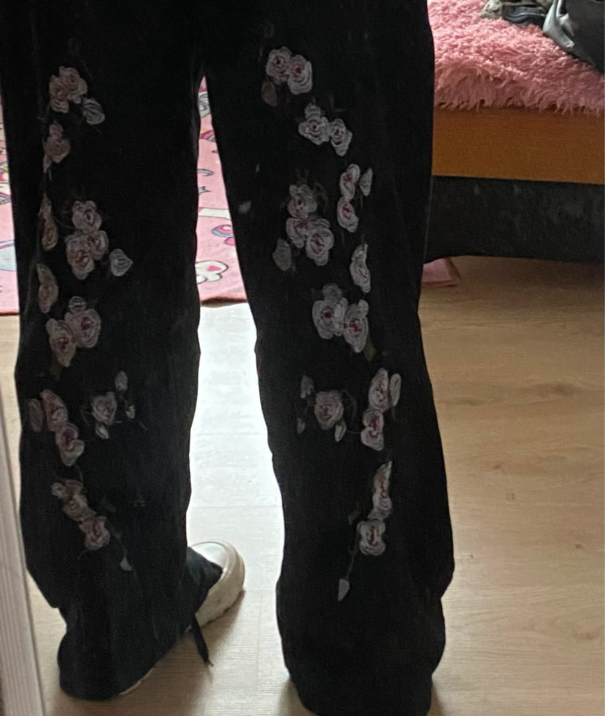 Customer photo review of Cherry Blossom Jeans