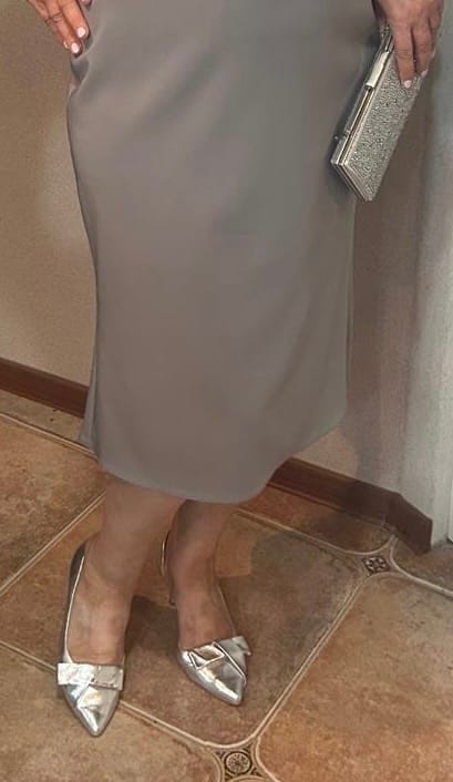 Customer photo review of Pantofi Be the Best Argintiu