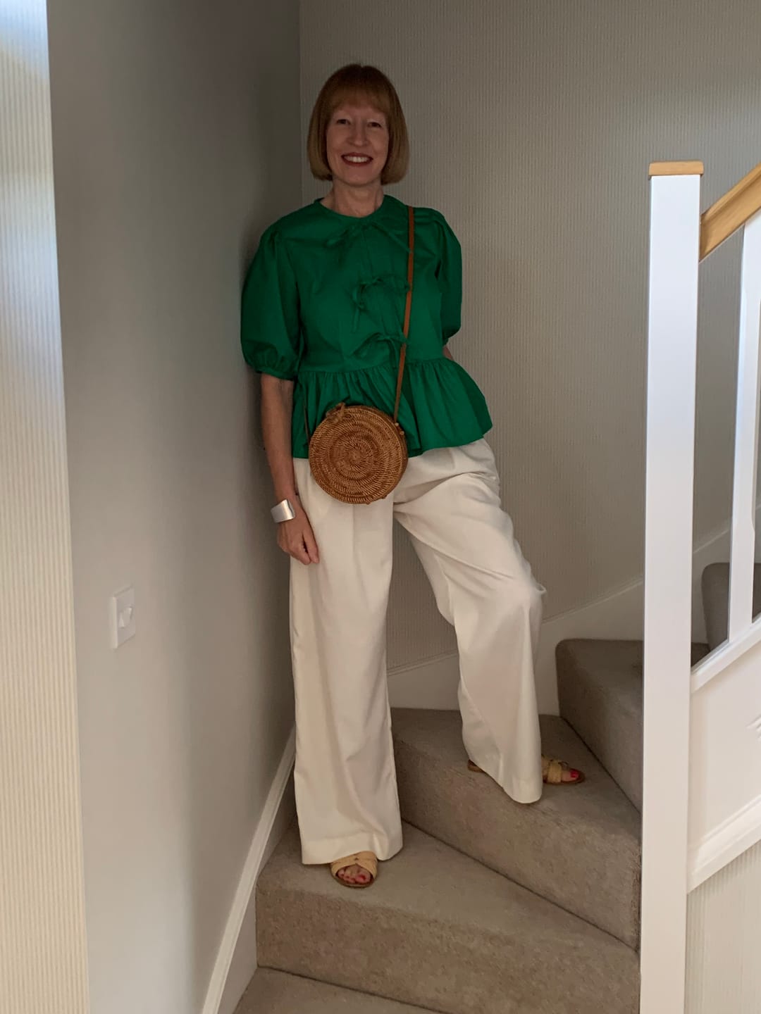 Customer photo review of Plain Bamboo Linen Blend Fabric