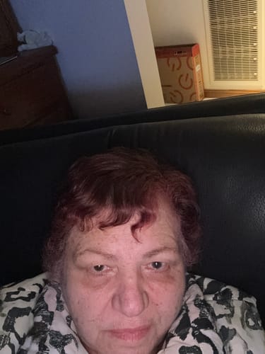 Customer photo review of Instant Dye Shampoo