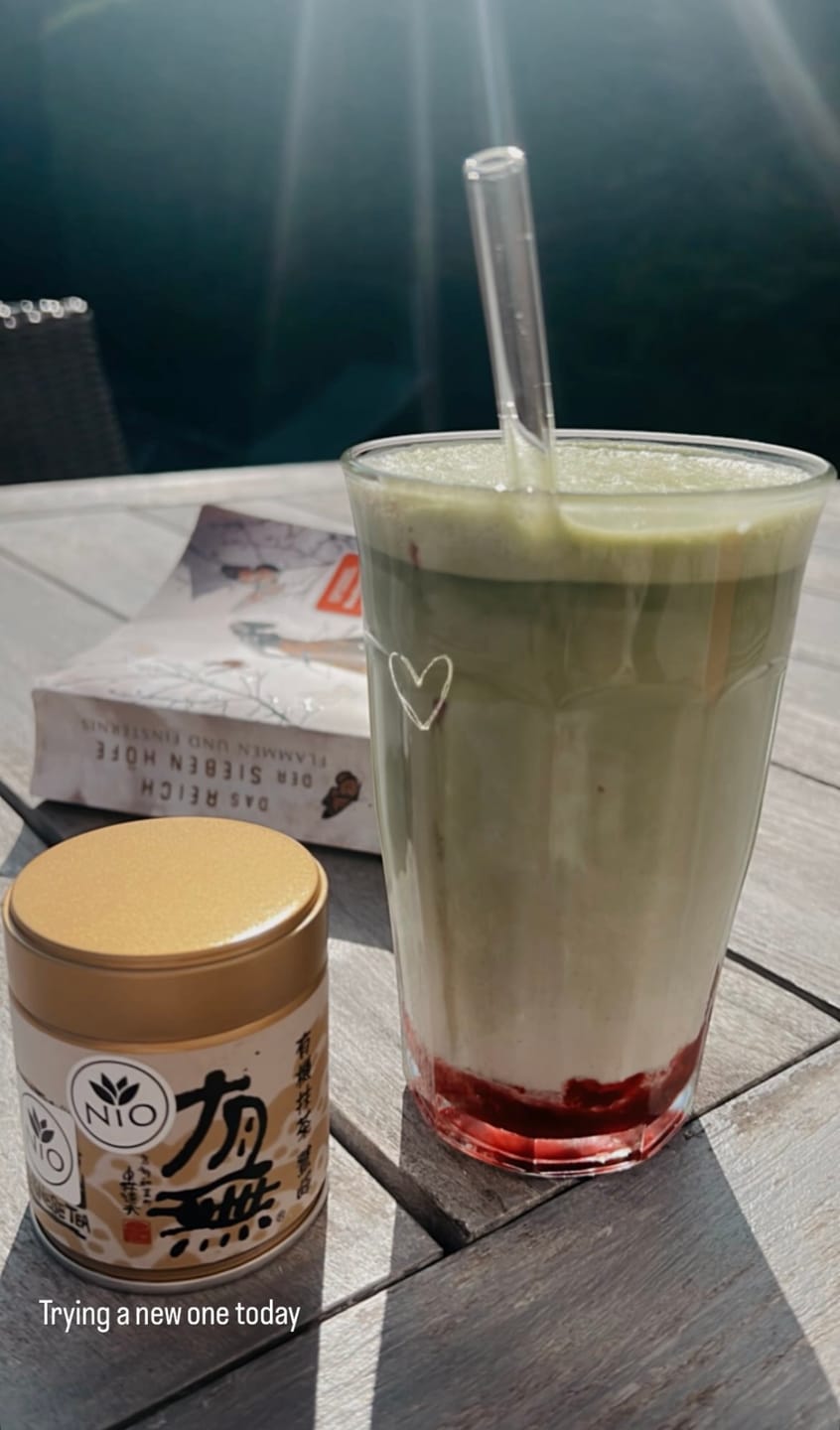 Customer photo review of Washimine Ceremonial Matcha Tea
