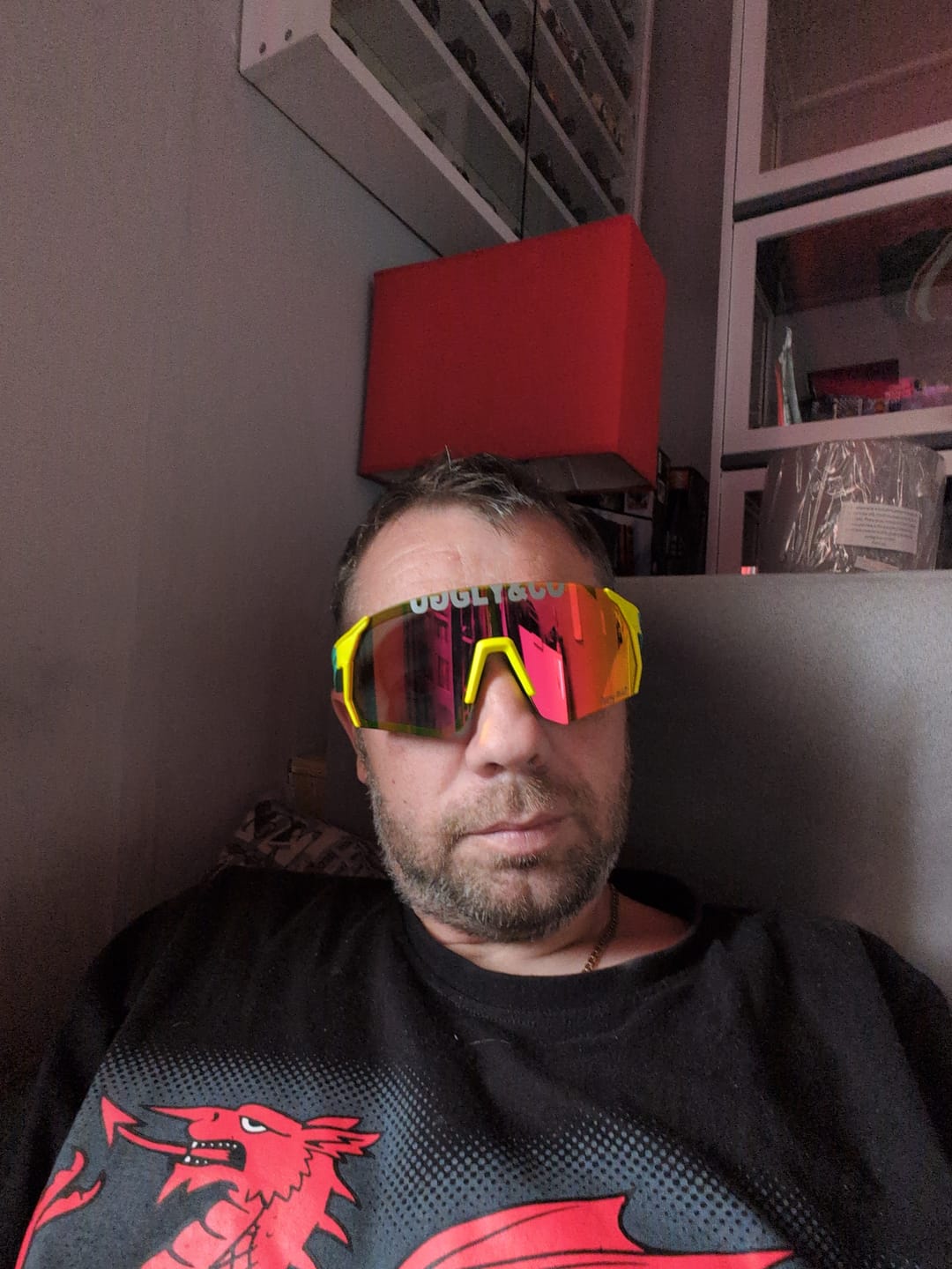 Customer photo review of Davey Todd x U&C Paddock Sunglasses