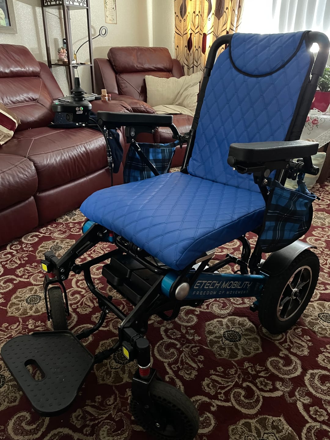 Customer photo review of Wide-Seat Automatic Folding Electric Wheelchair | Freedom Elite AF