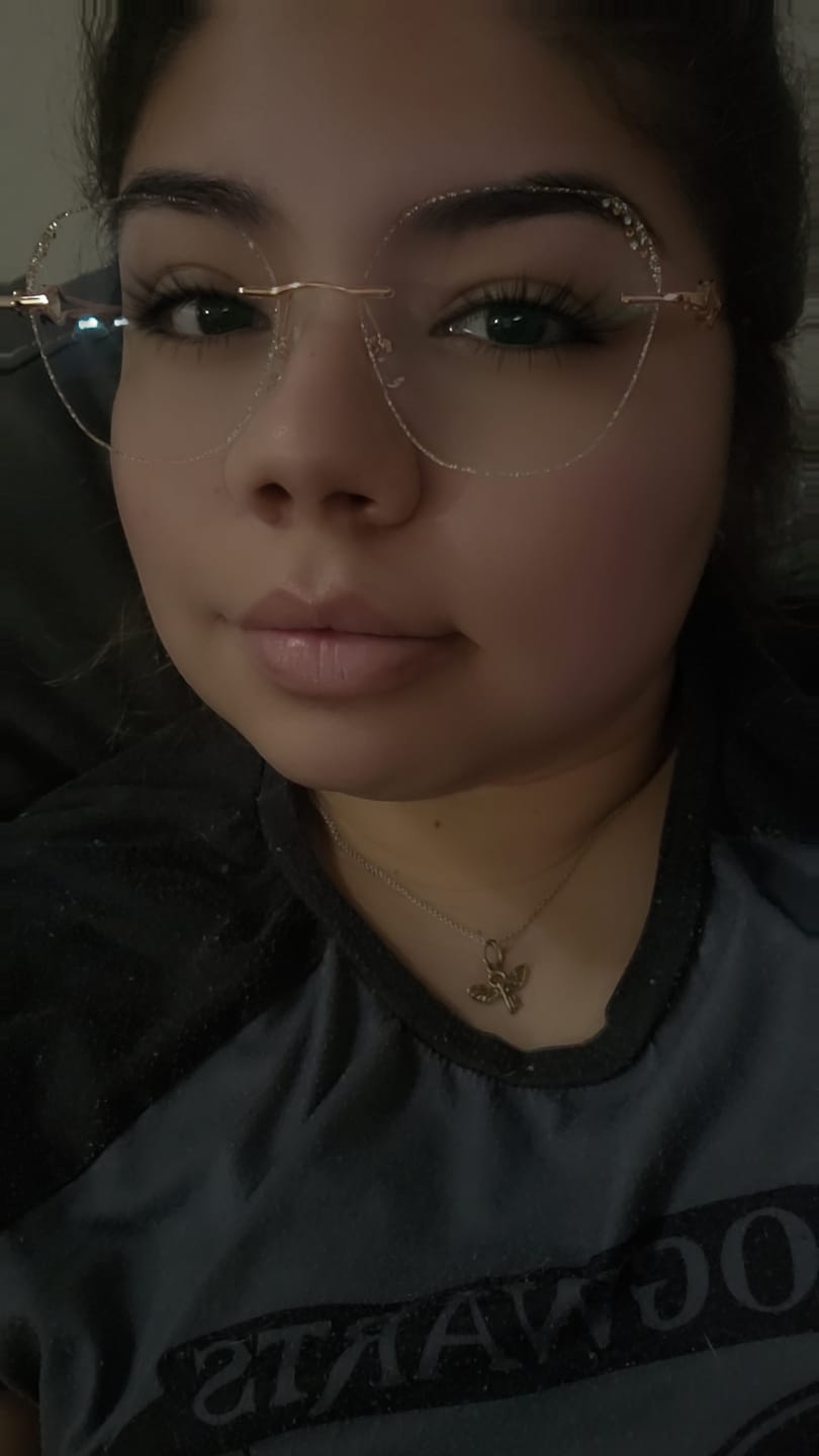 Customer photo review of Glitter Eyeglasses