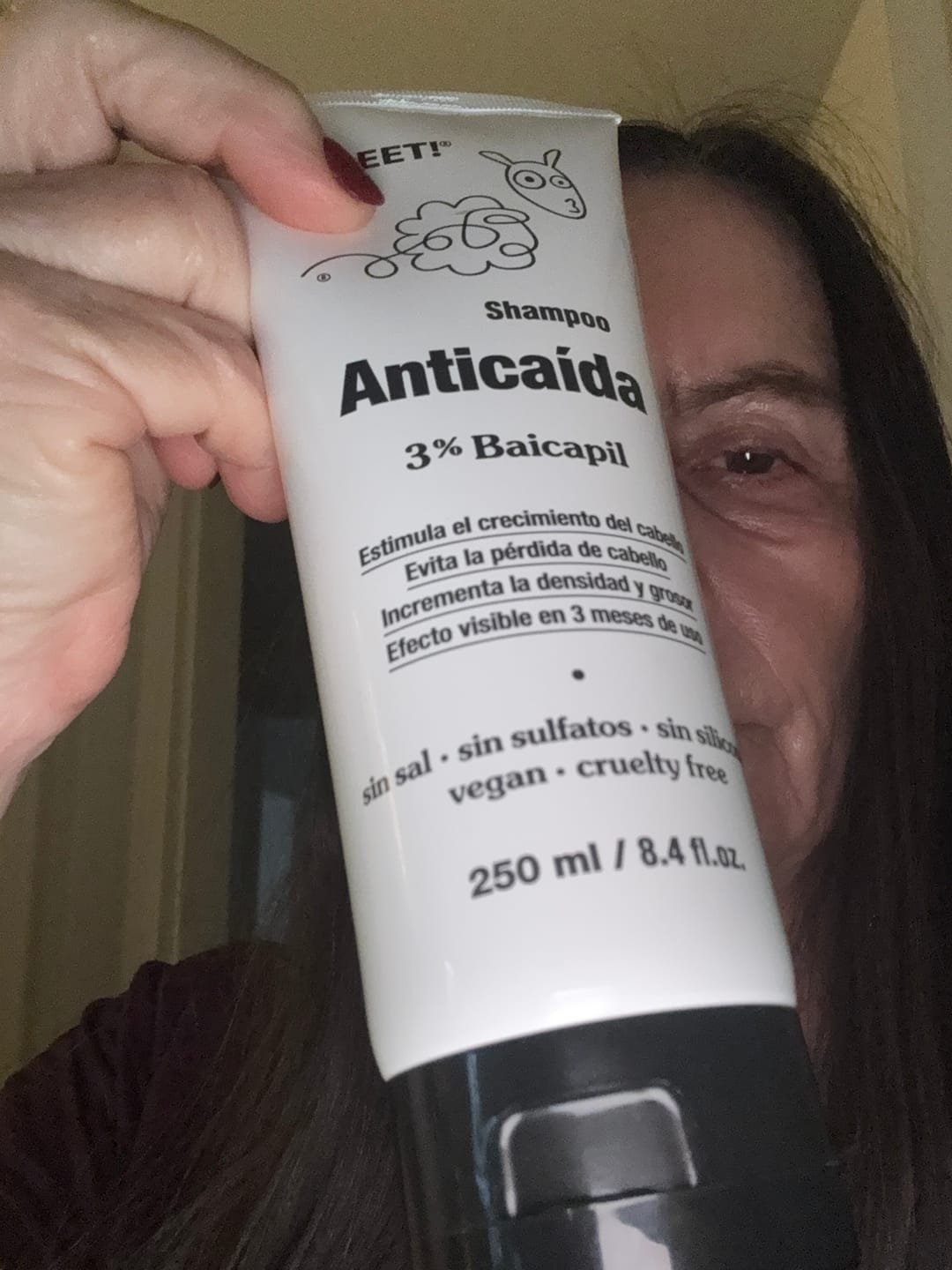 Customer photo review of Shampoo Anticaída
