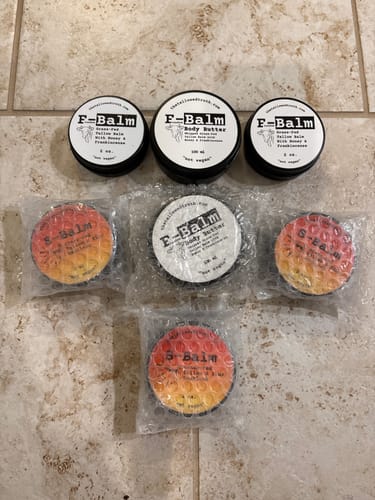 Customer photo review of S-Balm - Tallow and Zinc Sun Lotion - 2 oz.