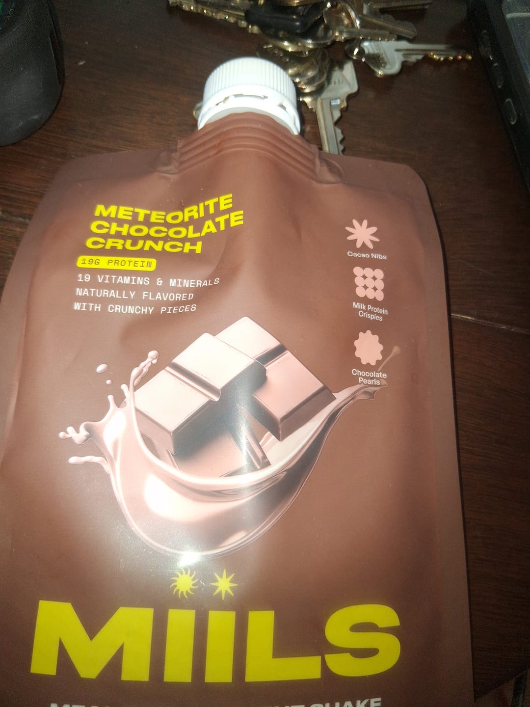 Customer photo review of METEORITE CHOCOLATE CRUNCH