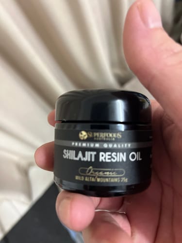 Customer photo review of Shilajit Resin Oil