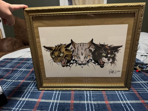 Customer photo review of 10x15 Giclee Fine Art Prints