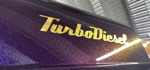 Customer photo review of Aurora Purple Paint Basecoat